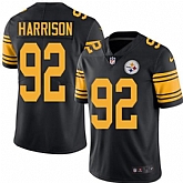 Nike Men & Women & Youth Steelers 92 James Harrison Black Color Rush Limited Jersey,baseball caps,new era cap wholesale,wholesale hats